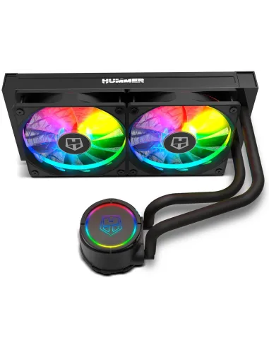 Nox Hummer H-240 ARGB Kit de Refrigeración Líquida 240mm Negro