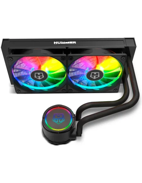 Nox Hummer H-240 ARGB Kit de Refrigeración Líquida 240mm Negro