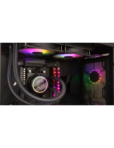 Nox Hummer H-240 ARGB Kit de Refrigeración Líquida 240mm Negro