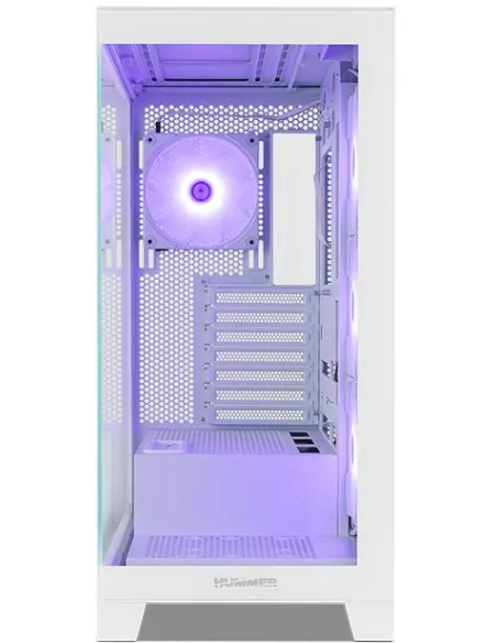 NOX Hummer GLOCK ARGB Semitorre ATX Cristal Templado USB-C Blanca