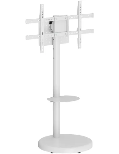Ewent Ew1550 Soporte de Suelo Ajustable para TV hasta (86") Máx. 50kg Blanco