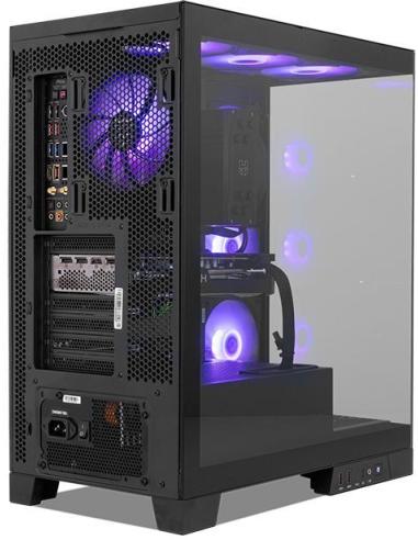 NOX Hummer GLOCK ARGB Semitorre ATX Cristal Templado USB-C Negra