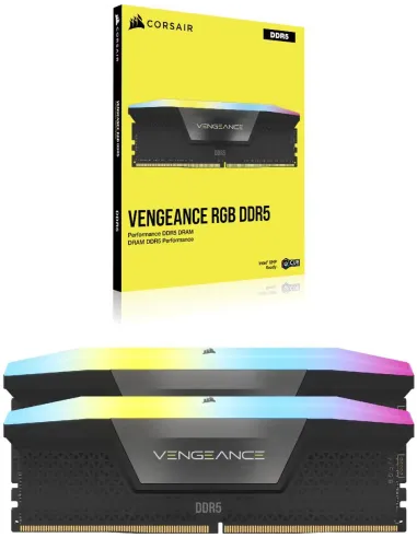Corsair Vengeance RGB DDR5 6400MHz 32GB (2x16GB) CL32 Negra
