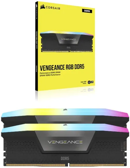 Corsair Vengeance RGB DDR5 6400MHz 32GB (2x16GB) CL32 Negra