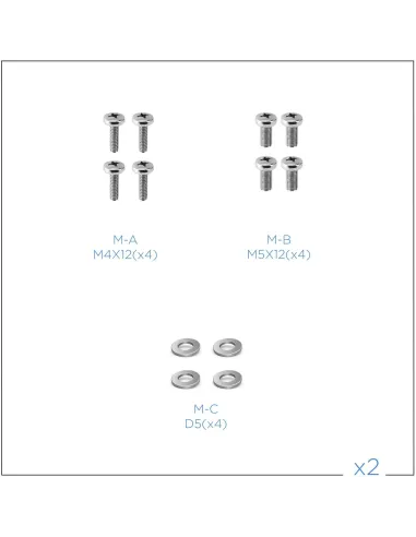 TooQ DB1202TN-B Soporte de Mesa para 2 Pantallas 17"-32" Máx 27 Kg Negro
