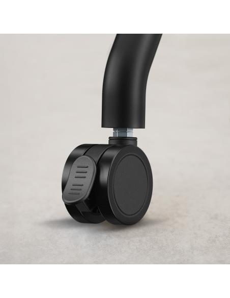 TooQ FS20206M-B Soporte de Suelo con Ruedas 37"-86" Máx. 80Kg Negro