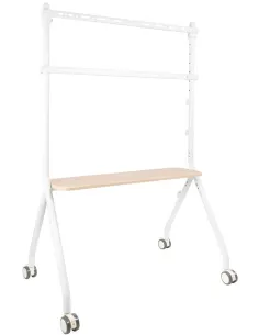 TooQ FS20207M-W Soporte de Suelo con Ruedas 49"-80" Máx. 50 Kg Blanco-AISATV0405
