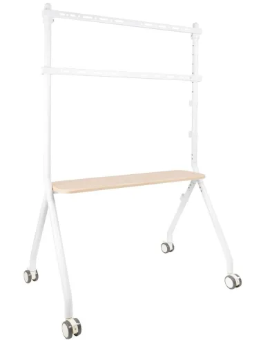 TooQ FS20207M-W Soporte de Suelo con Ruedas 49"-80" Máx. 50 Kg Blanco