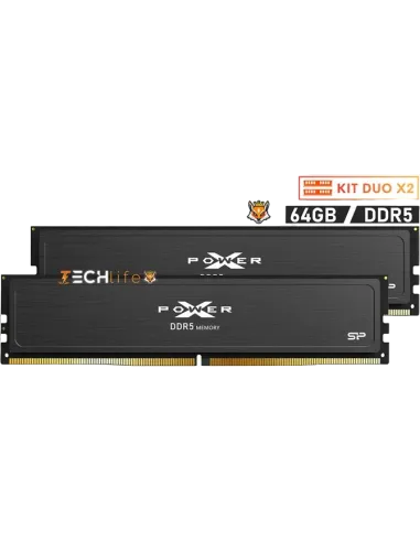 Silicon Power XPOWER DDR5 5600MHz 64GB (32GBx2) CL40 Negro