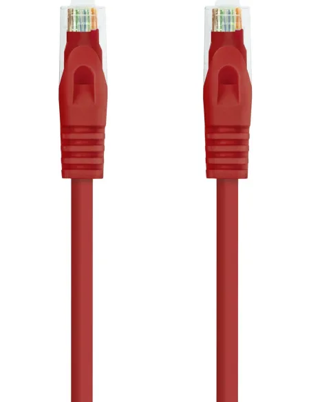 Nanocable 10.20.1800-L25-R Cable de Red RJ45 Cat.6A UTP LSZH 25cm Rojo