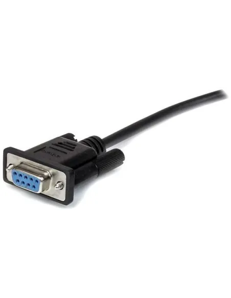 Startech MXT1001MBK Cable de Extensión Serial DB9 Macho/Hembra 1m Negro