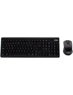 Nilox NXKMWE0001 Kit de Teclado y Ratón Inalámbricos Negros