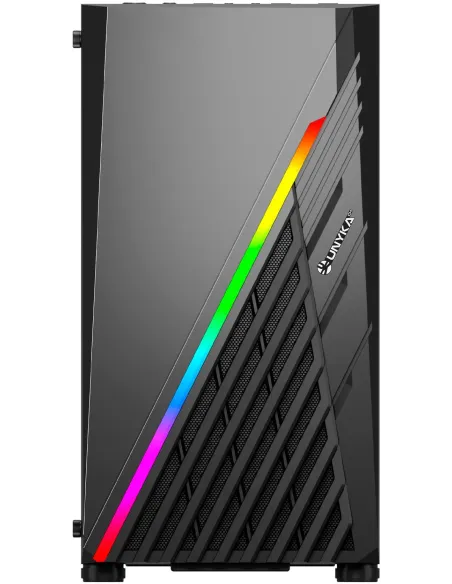 Unykach Glayze Mini-Torre M-ATX ARGB Negro