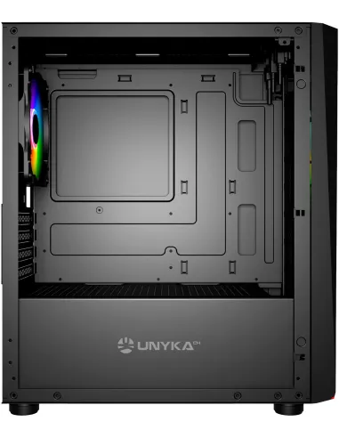 Unykach Glayze Mini-Torre M-ATX ARGB Negro