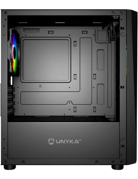 Unykach Glayze Mini-Torre M-ATX ARGB Negro