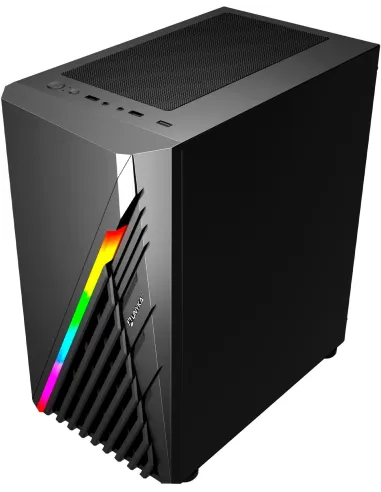 Unykach Glayze Mini-Torre M-ATX ARGB Negro