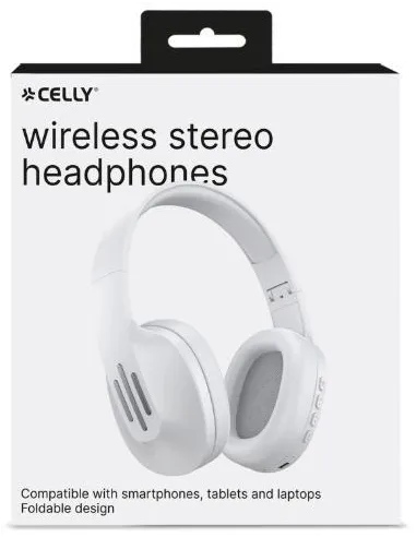 Celly FLOWBEATWH Auricular Inalámbrico Bluetooth Blanco