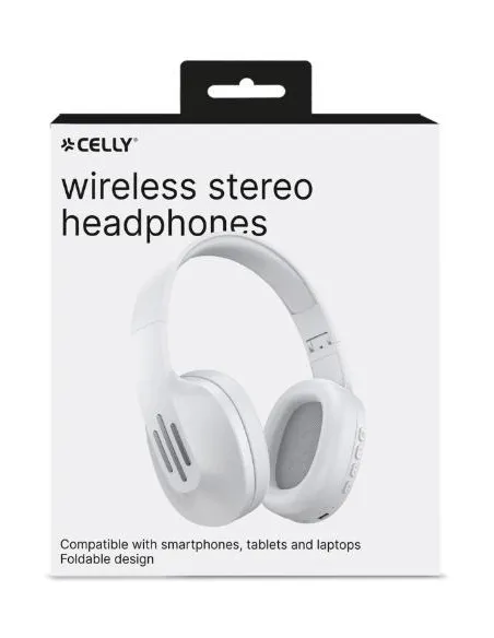 Celly FLOWBEATWH Auricular Inalámbrico Bluetooth Blanco