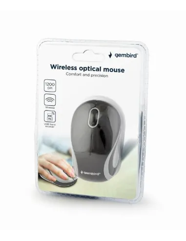 Gembird MUSW-3B-01-MX Ratón Inalámbrico Colores
