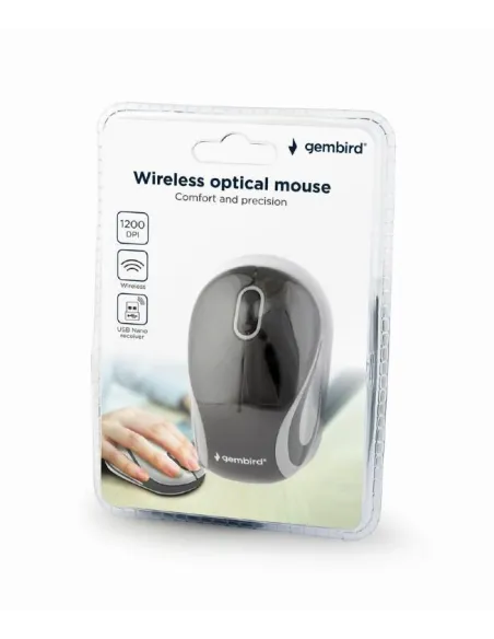 Gembird MUSW-3B-01-MX Ratón Inalámbrico Colores