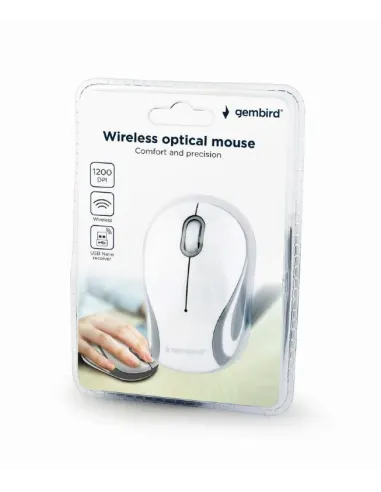 Gembird MUSW-3B-01-MX Ratón Inalámbrico Colores