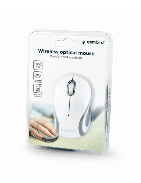 Gembird MUSW-3B-01-MX Ratón Inalámbrico Colores