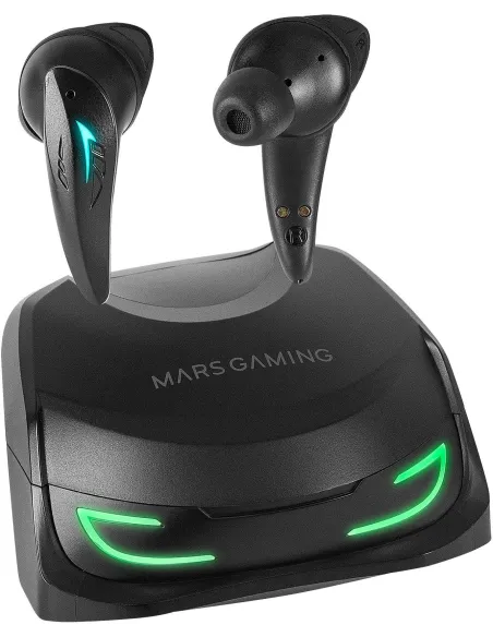 Mars Gaming MHI-Ultra Auriculares Inalámbricos con Cancelación de Ruido Negros