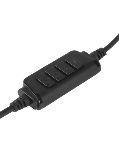 Iggual IGG319420 Auriculares USB con Micrófono Negros