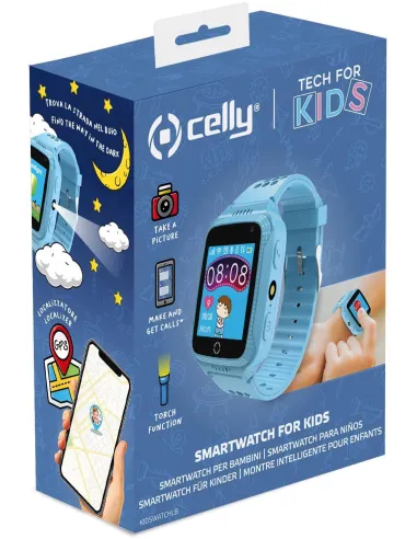 Celly Kidswatch Reloj SmartWatch para Niños Azul