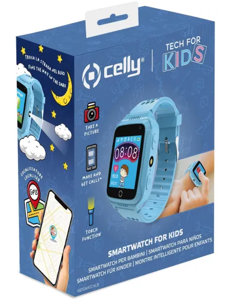 Celly Kidswatch Reloj SmartWatch para Niños Azul