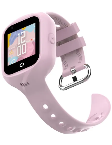 Celly Kidswatch 4G Reloj Smartwatch para Niños 2 Correas Rosa y Azul