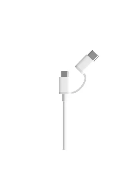 Xiaomi Cable USB a Micro USB con Adaptador USB-C 1m Blanco