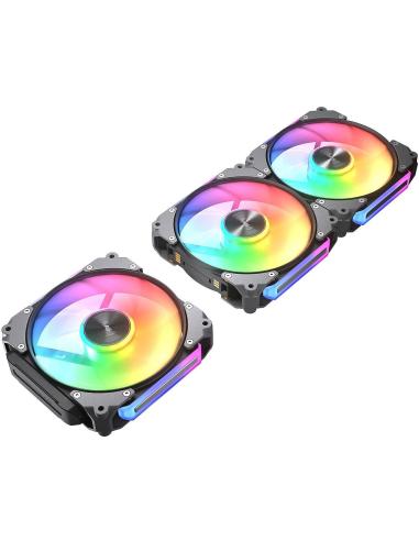 Cougar Apolar 120 ARGB Pack 3 Ventiladores 120 mm RGB Negro