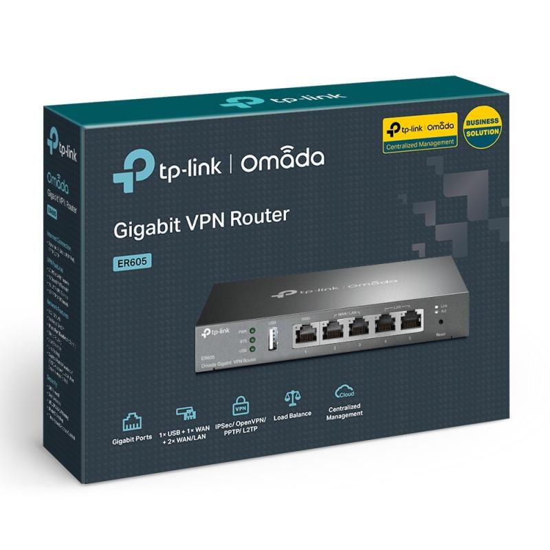 TP-Link TL-R605 V2 Router VPN SafeStream Gigabit Multi-WAN