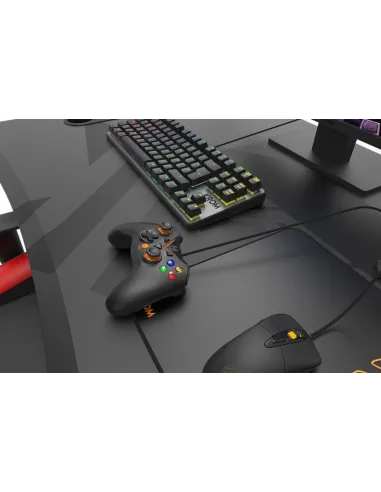 Gamepad Krom Key Pro Gaming Analógico, conexión USB Wired