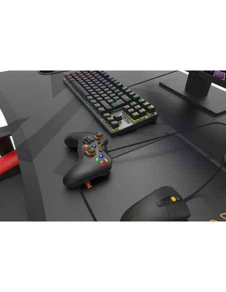 Gamepad Krom Key Pro Gaming Analógico, conexión USB Wired