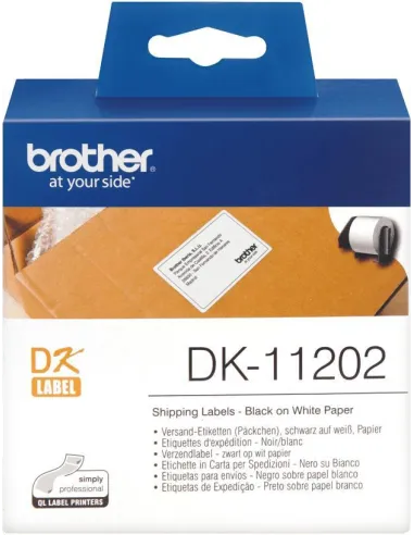 Brother DK-11202 Etiqueta Precortada 62mm x 100mm