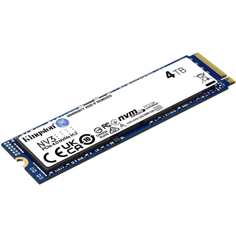 Kingston NV3 SSD M.2 4TB PCIe Gen 4