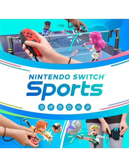 Nintendo Switch + Nintendo Switch Sports + Cinta Pierna + Suscripción 12 Meses Nintendo Switch Online