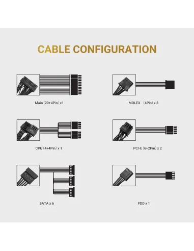 Abkoncore TN 600W 80 Plus Bronze