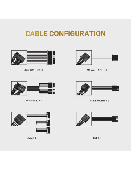 Abkoncore TN 600W 80 Plus Bronze