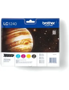 Brother LC1240VALBP Multipack 4 Cartuchos de Tinta Negro/Cian/Magenta/Amarillo-CCICTO0357