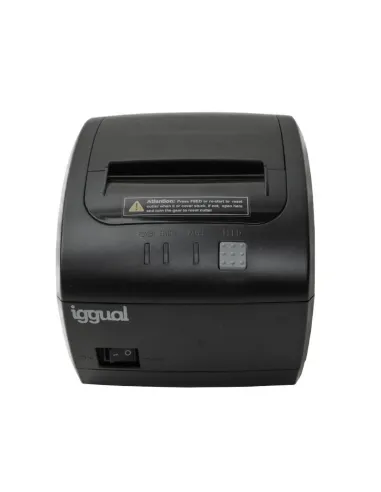 iggual TP7001-1S Impresora de Tickets Térmica USB/RS232 Negra
