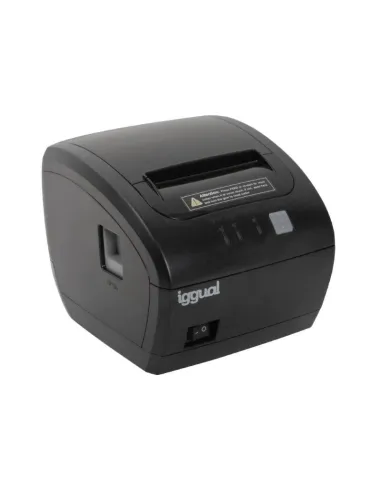 iggual TP7001-1S Impresora de Tickets Térmica USB/RS232 Negra