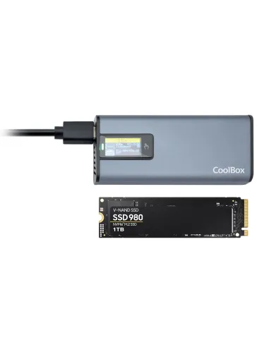 Coolbox miniChase PS32 Carcasa Externa para SSD M.2 NVMe y SATA USB3.2 Gen2