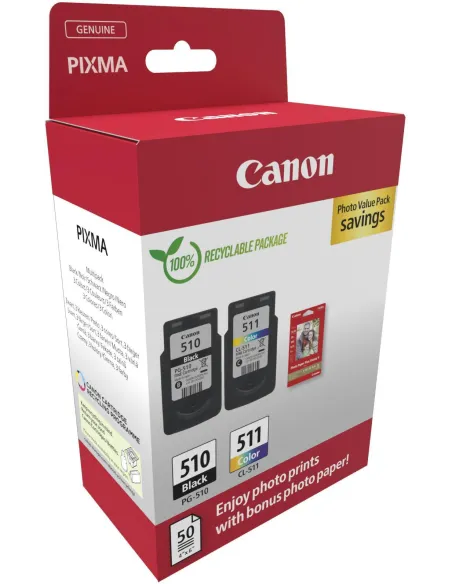 Canon 2970B017 Cartucho de Tinta Original 2 Unidades