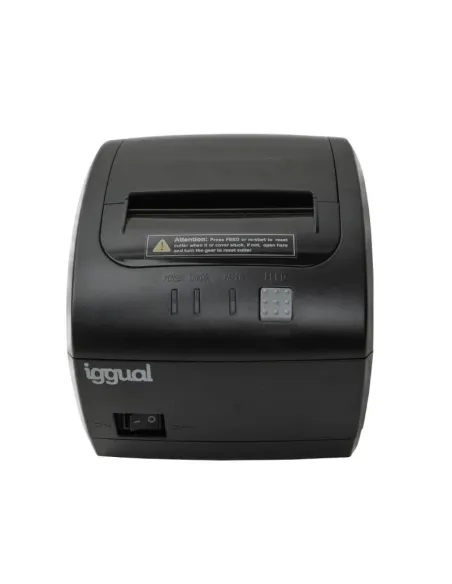iggual TP7001-3I Impresora de Tickets Térmica USB/RS232/RJ45 Negra