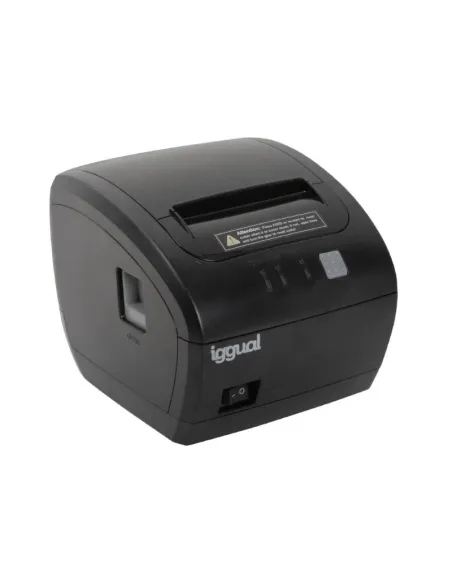 iggual TP7001-3I Impresora de Tickets Térmica USB/RS232/RJ45 Negra