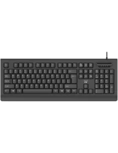Ewent EW3286 Teclado USB con Lector DNI Negro-FTRTUS0561
