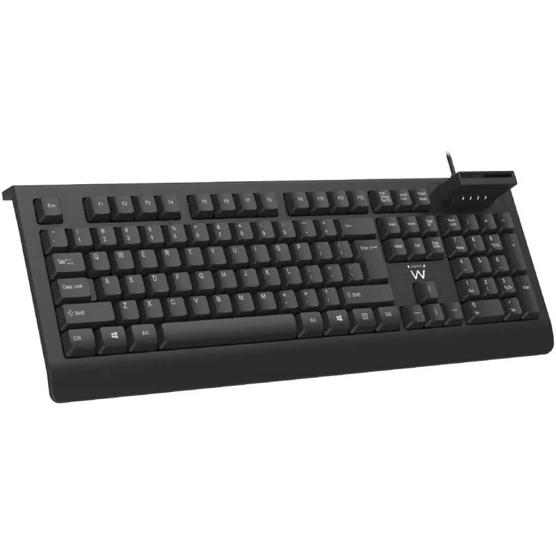 Ewent EW3286 Teclado USB con Lector DNI Negro